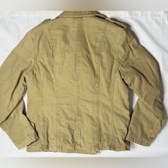 American Eagle Outfitters Women’s Double Breasted Canvas Jacket Size Large - Picture 10 of 10
